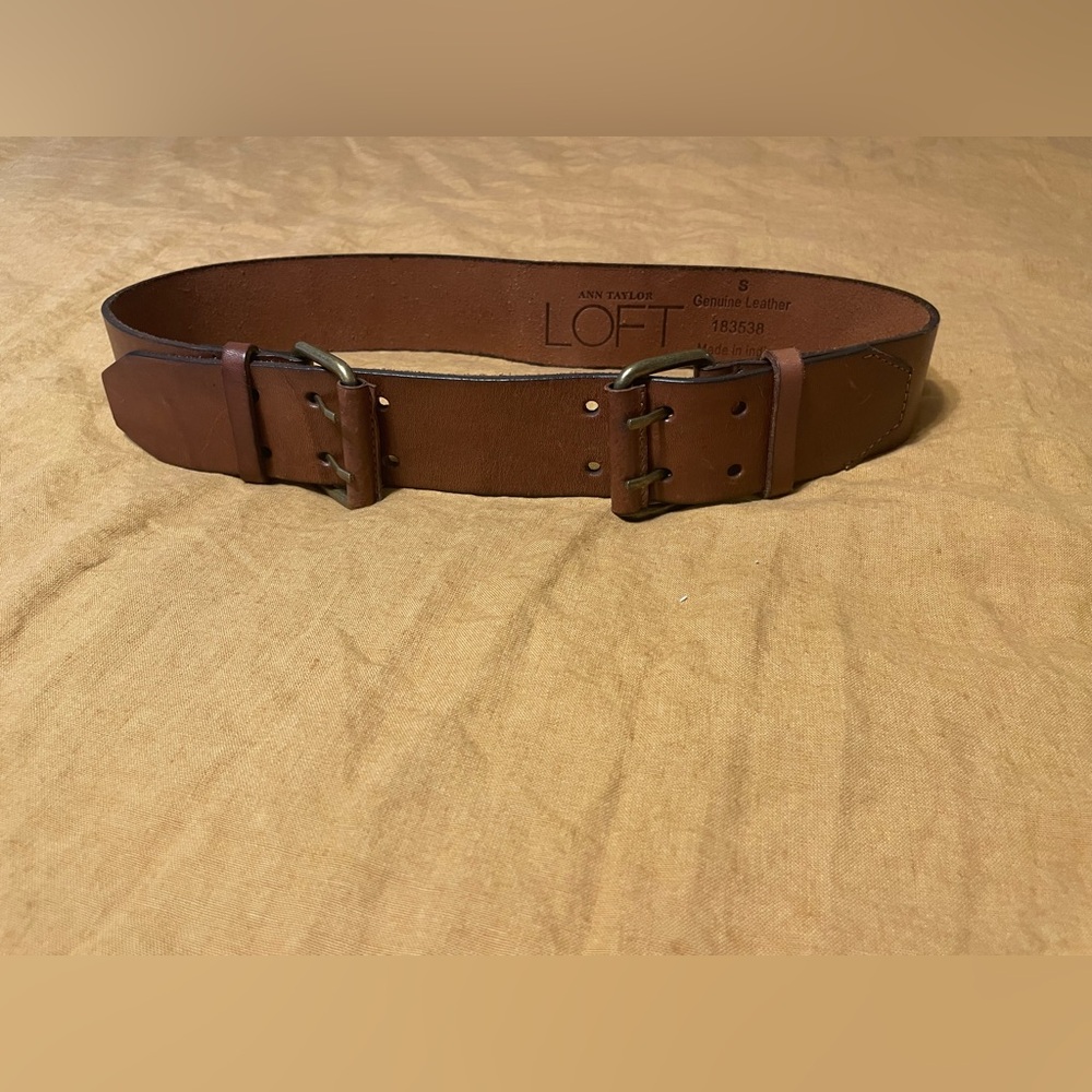 Ann Taylor Tan Leather Women's Belt